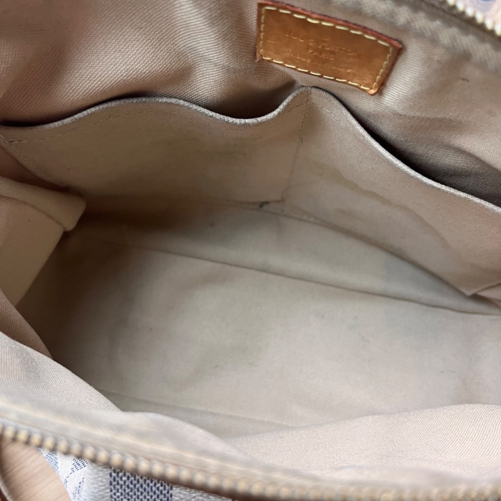 Louis Vuitton Damier Azur Crossbody Bag in White and Brown - Picture 11 of 16